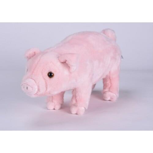 Lovely pink pig plush toy about 36x17cm soft doll kids toy home decoration Christmas gift h1329