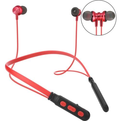 New Stylish Sport Bluetooth Earphone Neckband Magnetic Bass Headset With Microphone For Xiaomi Android Phone