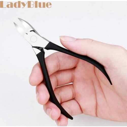 Stainless Steel Cuticle Nipper Scissors Nail Toenail Ingrown Clipper Pedicure Tools Edge Cutter Dead Skin Remover Manicure Tool