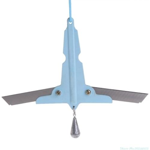 New Fishing Water Grass Remover Knife Removal Tools Small Cut Weed Bait With Sinker hot sale Drop Ship