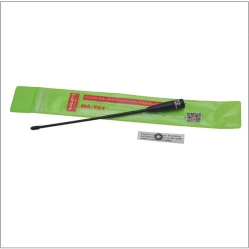 Original Nagoya NA-701 SMA-Female 144/430MHz Dual Band Flexible Whip Handheld Antenna