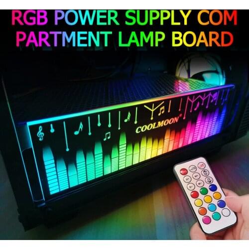 RGB Light Board for PC Desktop Chassis Power Box Small 4 Pin Color-Changing Lighting Side Panel