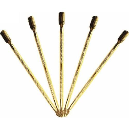 Nail Cuticle Remover Stick Finger Dead Skin Stainless Double Sided Cuticule Remover Nail Cuticle Pusher Nail Art Tools Cuticula