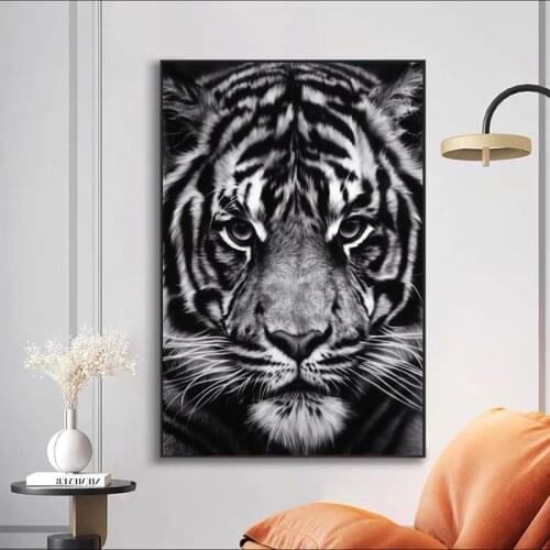 Tiger Canvas Poster Wall Pictures for Living Room Home Decor Painting Wall Art Animal Decorative Picture Canvas Prints No Frame