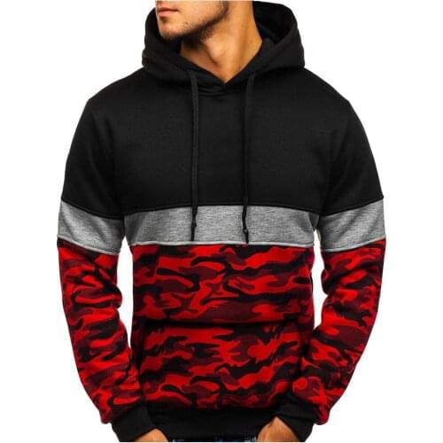 KANCOOLD Hoodies Mens New Fashion Casual Patchwork Print Slim Fit Hoodie Streetwear Full Fleece Outwear Blouse Sweatshirt Jun13
