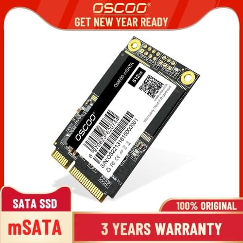 OSCOO mSATA SSD 32GB 64GB 128GB 256G 512GB mSATA SSD 1TB HDD For computer 3x5cm Internal Solid State hard Drive for hp laptop