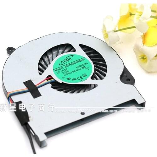 Laptop fan Original AB07505HX050B00 DC5V 0.50A Toshiba notebook built-in CPU cooling fan
