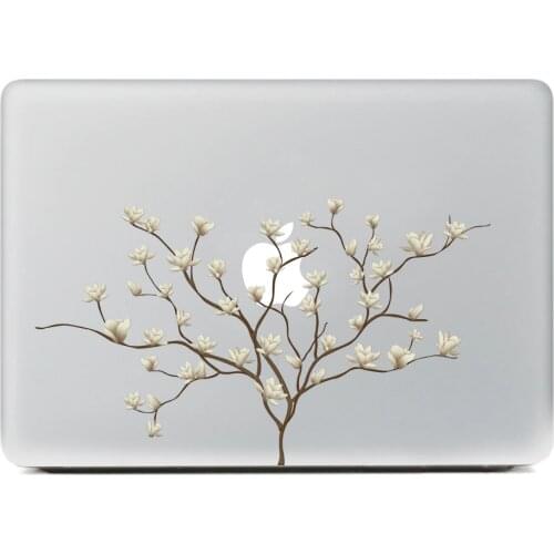 Happy flowers Vinyl Decal Sticker for New Macbook Pro / Air 11 13 15 Inch Laptop Case Cover Sticker