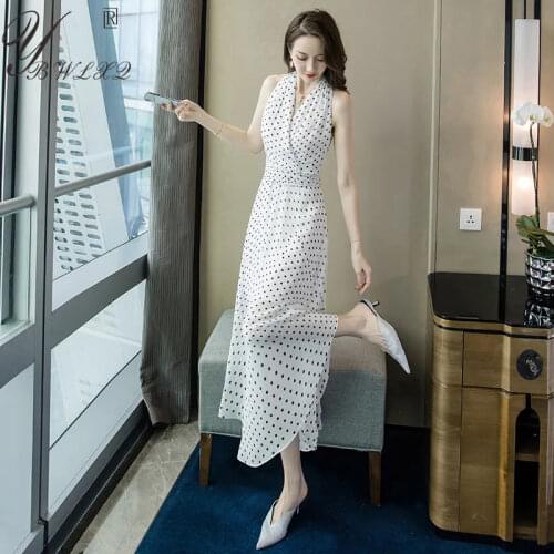 YBWLXQ Summer Polka Dot Dresses