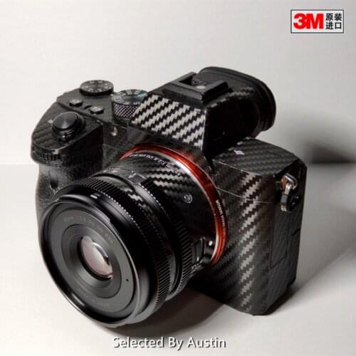 Camera Skin Guard Decal Protector Carbon Black For Sony A7R4 7R VI A9M2 alpha 9 II Anti-scratch Wrap Film Sticker Cover