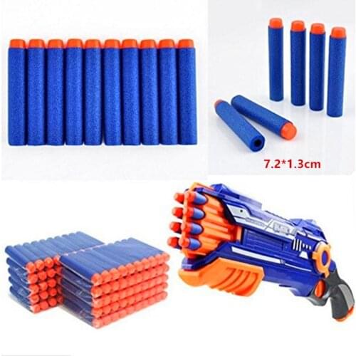 200PCS Darts EVA bullets For Nerf Gun Soft Hollow Hole Head 7.2cm Refill Darts Toy Gun Bullets for Nerf Blasters Children Gifts