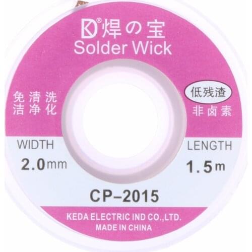 5/10pcs 1M Solder Wick Remover Desoldering Braid Wire Sucker Cable Fluxed Flux Solder Remover Sucker Flux Wick Cable Wire