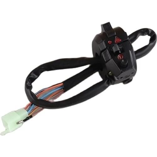 7/8""22mm Motorcycle Motorbike ATV Handlebar Left & Right Side Control Switch High/Low Beam Light Turn Signal Horn Switches