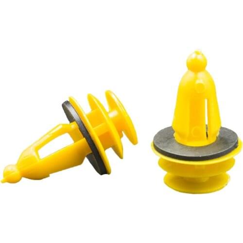 Auto Plastic Yellow Fastener Trim Clip For Hyundai Door Card Panel Retainer Rivet snaps 500pcs/lot Free shipping