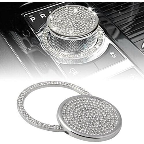 Car Center Control Multimedia Shift Button Knob Cover Trim for Land Rover Jaguar XF XE XJ