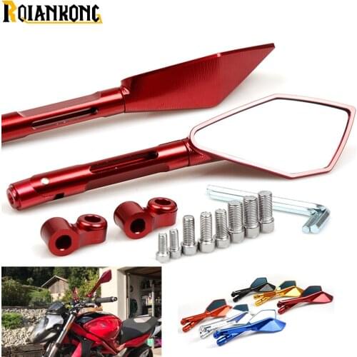 FOR Honda cb1000r CNC Motorcycle accessories Rearview side Mirrors CBR600 CBR 600 F2 F3 F4 F4i cb500x cb650f cbr650f cb1300