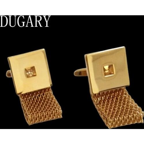 DUGARY Jewelry french shirt cufflink for mens Brand designer Cuffs link Button male High Quality Luxury Wedding Free Shipping