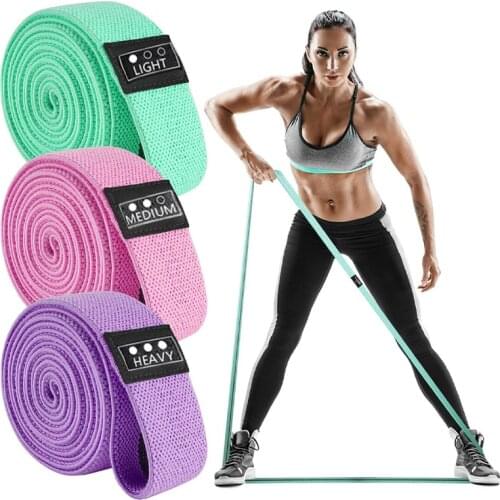 Yoga Resistance Band Elastic Band Suit Long Circle Slimming Beautiful Buttocks Circle Home Gym Fitness Stretching Equipment