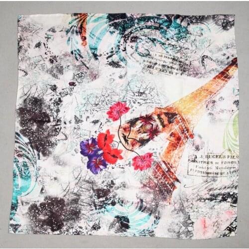 ELEGANT HANDMADE BRAND 100%Twill Silk Scarf TWIC-209547