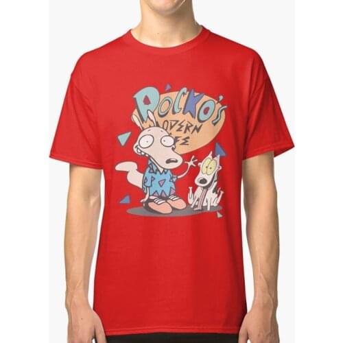 Rockos Modern Life T Shirt Rockos Modern Life 90s Cartoon Nick Nicktoons Rocko Spunky