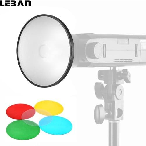 Godox AD-M Standard Reflector Cover with 5 Color Filter Gels for AD200 AD180 AD360 AD360II