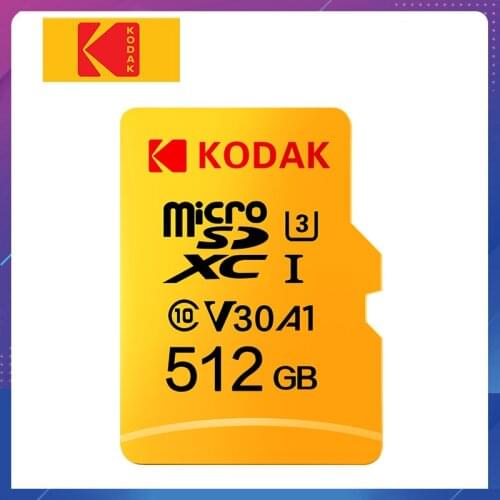 Original Kodak U3 A1 V30 Micro SD Card 128GB 32GB 64GB 256GB 512GB Class 10 Memory Card 32 64 128 256 GB Video Phone Memory Card