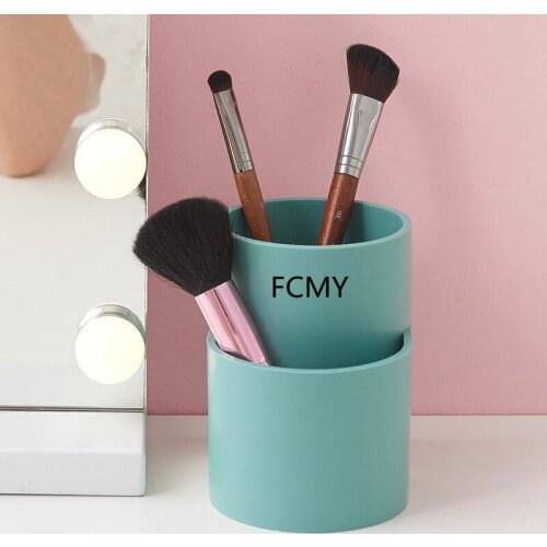 2021 Pen holder storage box creative fashion personality simple multifunctional office pen holder makeup kawaii desk accessories