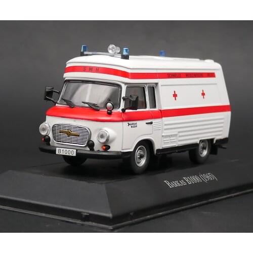 Ambulance Collection Atlas 1:43 Brakas B1000 1965 Diecast model car