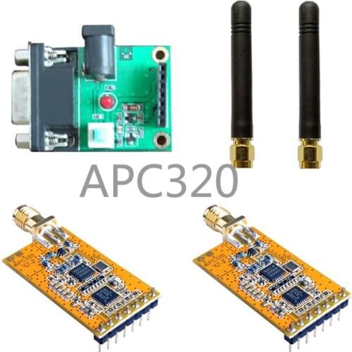 APC320 kit SI4463 / 868MHz / APC320 with RS232 to TTL interface setter and antenna 433MHz , 868MHz or 915MHz
