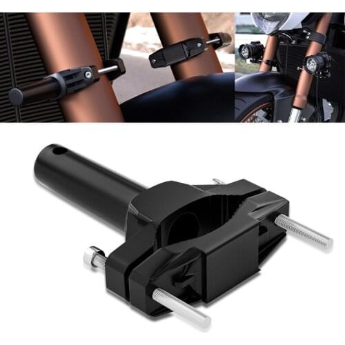 Motorcycle Light Bar Mount Mini Handlebar Clamp Mounting Bracket Adapter Extension Rod Holder for Motorbike Spotlight