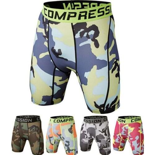 Summer 2020 Outdoor Jogger leggings Camouflage Base Quick-drying Fitness Tight close-fitting Compression Short Basketball Shorts