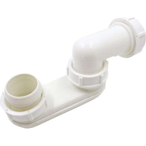NEW Bathtub and shower room trap,Pure white deodorant drainage elbow,Bathroom accessories, perfect fit
