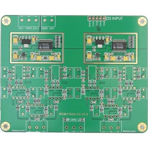 Y3 Decoder Board Hifi DAC Parallel Dual PCM1794A 24Bit 192KHz Semi-Finished