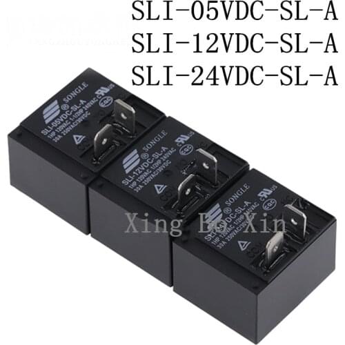 Power Relays SLI-05VDC-SL-A SLI-12VDC-SL-A SLI-24VDC-SL-A 5V 12V 24V 30A HF2160 4PIN SONGLE T93 SLI-05V 12V 24VDC-SL-A 100% new