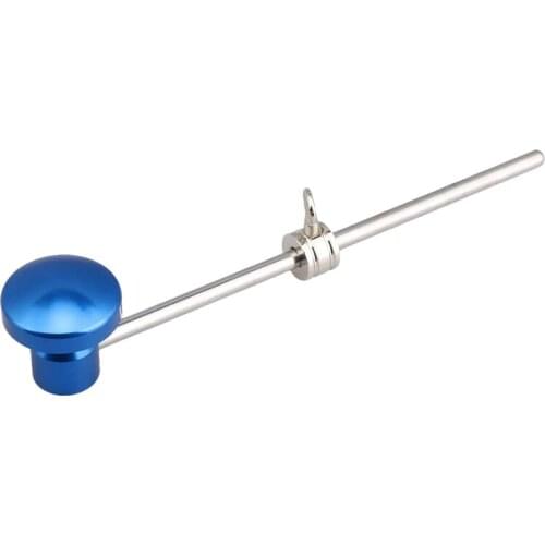 Blue Aluminum Alloy Bass Drum Beater Kick Drum Foot Pedal Beater Replacement Parts