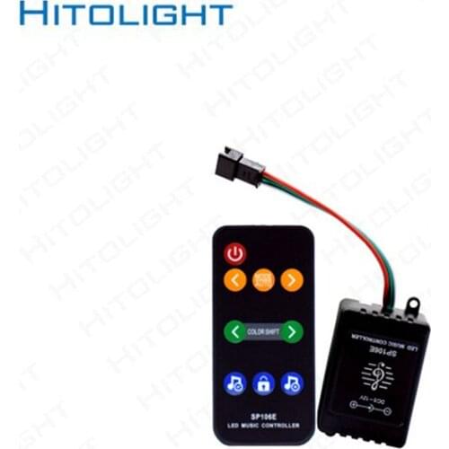 DC5V-12V SP106E RF 9Key Music addressable pixel Controller for WS2811 /WS2812B/1903 Magic digital colorful IC strip