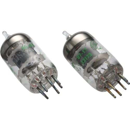 2PCS 5654W Vacuum Tubes Valve Vacuum Electronic Tube for 6J1 6m1 6AK5 6J1P EF95 Pairing Audio Amplifiers Electronic Tube Upgrade