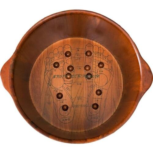 Beech Foot Bath Bucket Foot Bath Bucket Solid Wood Foot Bath Tub Small Wooden Bucket Wooden Foot Bath Tub Household Artif