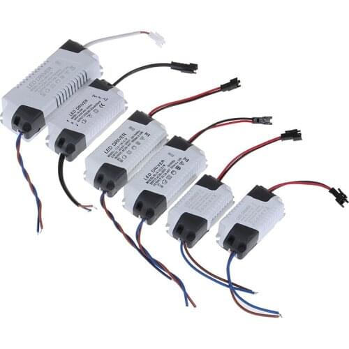 1pcs 3W-36W LED Driver Light Transformer Constant Current Power Supply Adapter