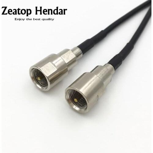 1Pcs FME Male to Male Straight Connector RG174 Coaxial Cable Pigtail Adapter 10CM 15CM 20CM 30CM 50CM 1M 3M