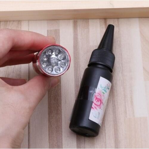 1 Pack UV Lamp UV Resin Kit Ultraviolet Cure Resin Solar Cure Resin UV Hard Glue E56C