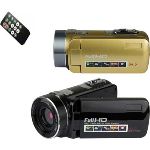 2.7 Inch 24MP 16X Zoom 1080P Digital Camera With Remote Controller