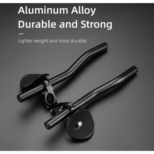 2Pcs MTB Road Bicycle Aluminum Alloy Long-Distance Riding Rest Bars Handlebars Road Mountain Folding Bike Cycling Accessories