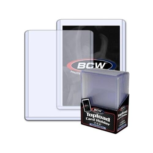25PCS/BOX 35PT BCW Transparent Toploader Card Holder Card Sleeves Suitable for Protect Collecting Star CARDS/PKM/TCG