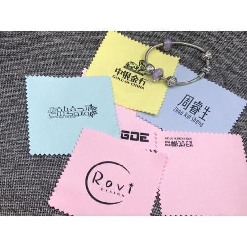 300-3000pcs 10x10cm Jewelry Cleaning Polishing Cloth Brass Polisher for Platinum Silver Gold Cleaner