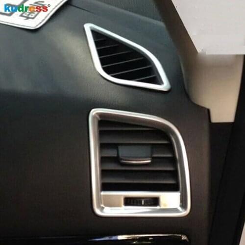 For Mazda CX-5 CX5 2012 2013 2014 2015 ABS Matte Interior Front Air Condition AC Outlet Vent Cover Trim Car Accessories 4pcs