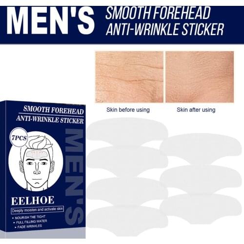 7 Pieces Forehead Face Patches Anti Wrinkle Strips Overnight Prevention Repair Wrinkle Lines Face Patches Anti Aging