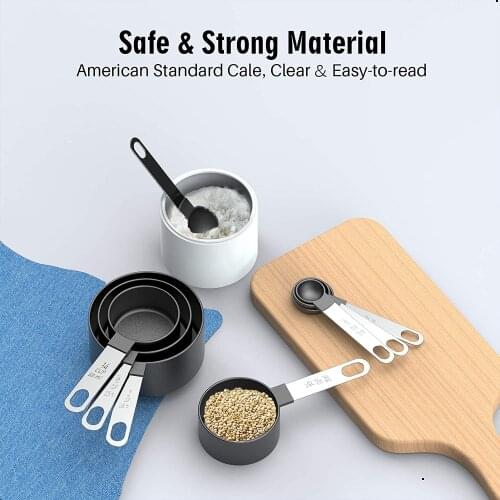 8Pcs Stackable Precision Spoons With Stainless Steel Handle Set Deluxe Stackable Tablespoons Home Tools Kitchen Accessories