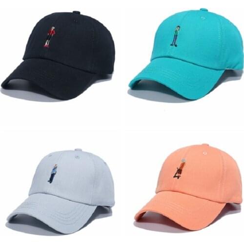 Summer Women Men Cartoon Character Embroidered Baseball Cap Unisex Sunhat Outdoor Sports Hip Hop Baseball Hats Casquette