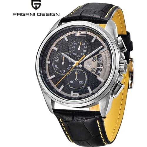 PAGANI DESIGN Top Brand Chronograph Watch Mens Luxury Quartz Sports Watch Waterproof 30M Casual Fashion Watch Watch for Men